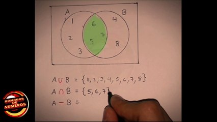 RESOLVIENDO ejercicios de conjuntos. (Video 1). SOLVING set exercises. (Video 1).