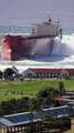 a cargo ship ran outside the australian town