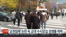 '교권침해' 논란 속 교대 수시모집 경쟁률 하락