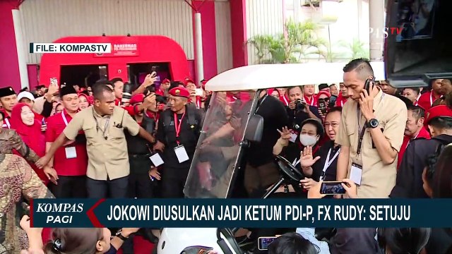 Jokowi Diusulkan Jadi Ketum PDIP Gantikan Megawati, FX Rudy: Setuju!