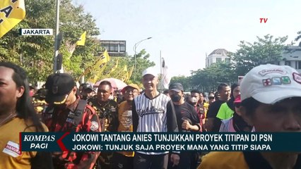 Jokowi Tantang Balik Kritik Anies Soal Proyek Titipan: Proyek Apa dan Titipan Siapa?