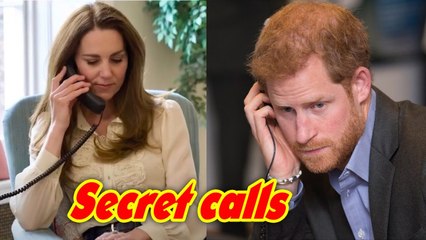 Kate's secret calls to Harry in an attempt to mend their relationship!
