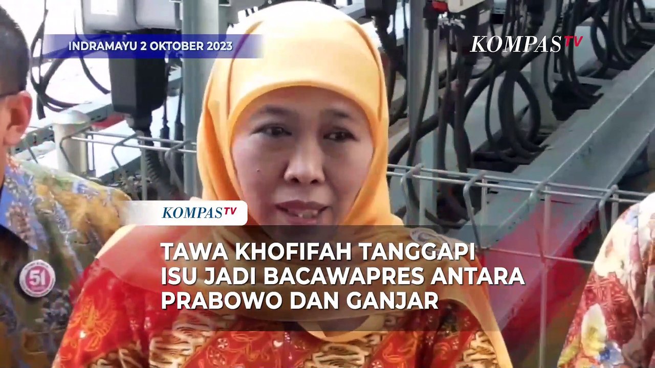 Tawa Khofifah Tanggapi Isu jadi Bacawapres Antara Prabowo dan Ganjar