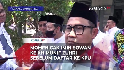 Alasan Cak Imin Sowan ke KH Munif Zuhri Sebelum Daftar ke KPU
