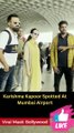 Karishma Kapoor, Raveena Tandon & Kajal Aggarwal At Spotted Airport Viral Masti Bollywood