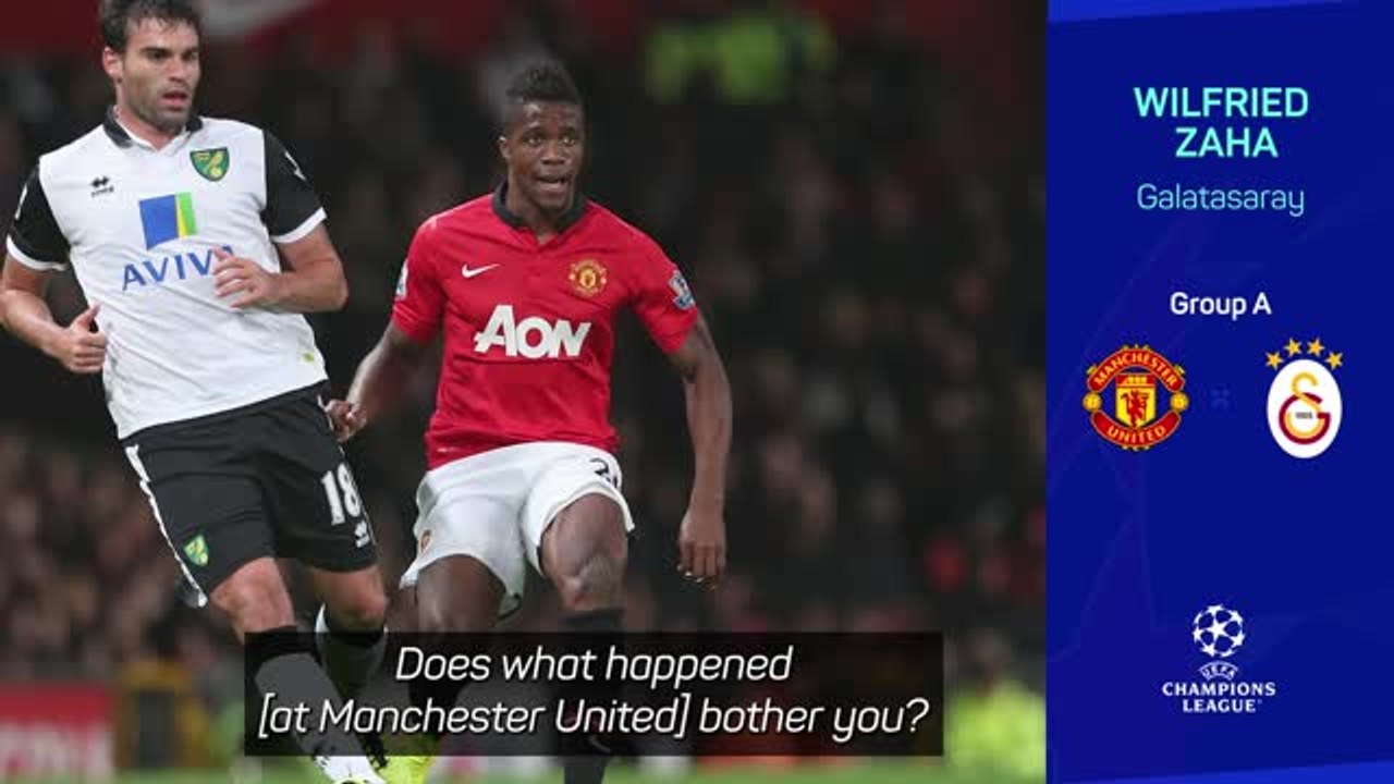 Zaha 'not bothered' by difficult spell at United