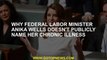 Why federal Labor minister Anika Wells doesn't publicly name her chronic illness