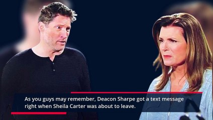 Judge Evans Has Whopper of a Secret! Deacon Just Realized It Bold and the Beauti