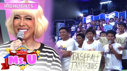 Vice Ganda gives his support to the 'Baseball Tamaraws Philippines' | Mini Miss U
