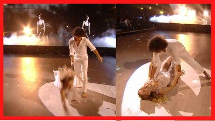 la lourde chute de Carla Lazzari laisse les internautes sans voix dans DALS