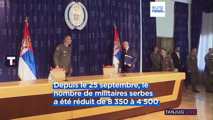 Kosovo : la Serbie ramène "à la normale" le niveau de ses troupes à la frontière