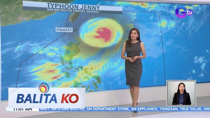 Ilang lugar sa extreme Northern Luzon, nasa ilalim pa rin ng wind signals dahil sa Typhoon Jenny | BK