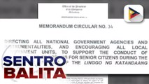 Palasyo: Gov't agencies at LGUs, hinimok na makibahagi sa mga aktibidad para sa Elderly Filipino Week