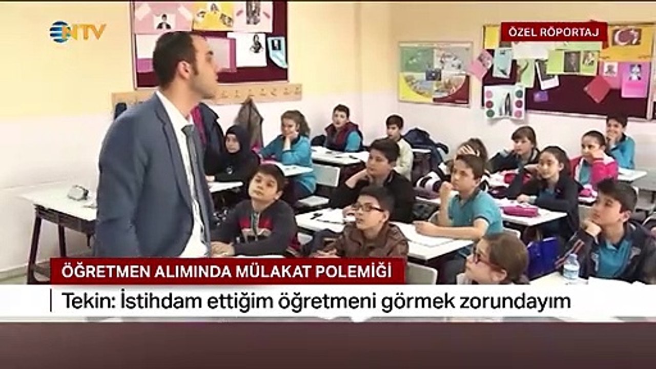 Bakan Tekin, mülakat tartışmalarına son noktayı koydu: İstihdam ettiğim öğretmeni görmek zorundayım