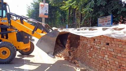 अतिक्रमण पर कार्यवाही, देखें वीडियो