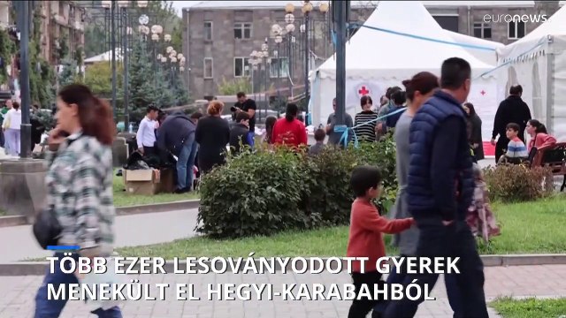 UNICEF: több ezer lesoványodott gyerek menekült el Hegyi-Karabahból