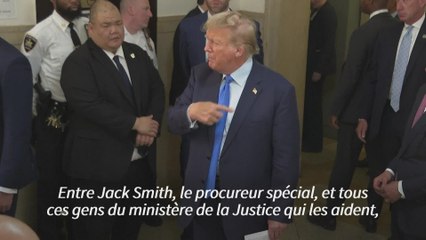 Trump sur son procès civil: "je veux voir cette chasse aux sorcières de mes propres yeux"