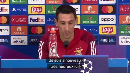 Benfica - Di María : "Je me sens chez moi et je m'amuse"
