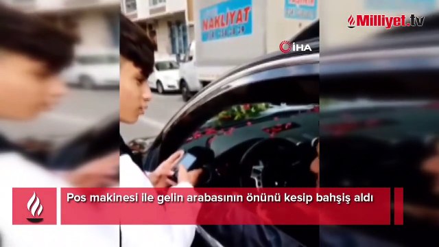 Pos makinesi ile damattan bahşiş aldı! Onaylasın öyle git