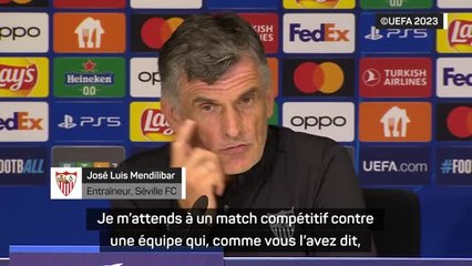Séville - Mendilibar : "Un match compétitif contre une équipe qui a tout gagné dans son championnat"