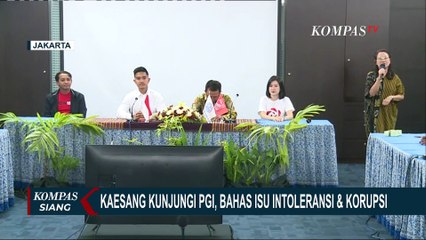 Ketum PSI Kaesang Pangarep Bahas Isu Intoleransi dan Korupsi dengan PGI