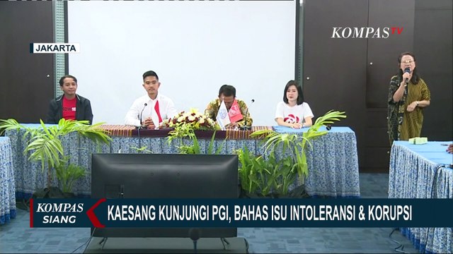Ketum PSI Kaesang Pangarep Bahas Isu Intoleransi dan Korupsi dengan PGI