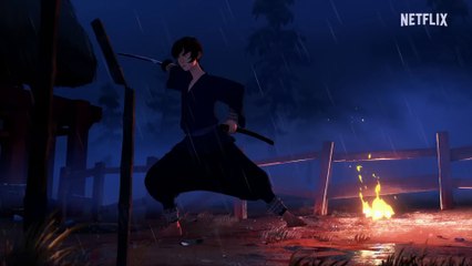 Die Netflix-Serie Blue Eye Samurai hält sich im Trailer nicht mit dem Katana zurück