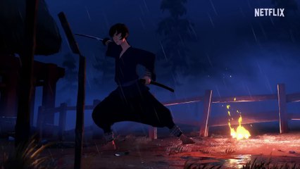 Die Netflix-Serie Blue Eye Samurai hält sich im Trailer nicht mit dem Katana zurück