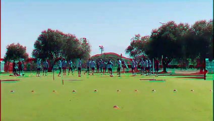 LAZIO, L'ALLENAMENTO ALLA VIGILIA DEL CELTIC