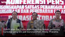 Zul Zivilia akan Diperiksa terkait Narkoba Milik Gembong Fredy Pratama