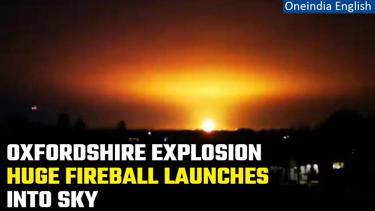 UK Biogas Plant: Lightning strike causes huge explosion at Oxford recycling plant | Oneindia News