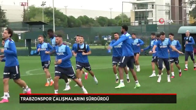Trabzonspor, Adana Demirspor maçı hazırlıklarına devam etti
