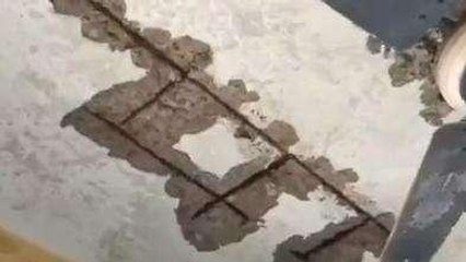 కోనసీమీ జిల్లా: శిథిలావస్థకు చేరిన పాఠశాల వద్ద సర్పంచ్ ఆందోళన