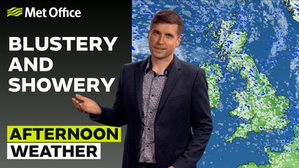 Met Office Afternoon Weather Forecast 03/10/23 – Blustery and showery