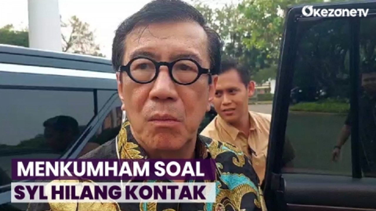 Menkumham soal Mentan SYL Hilang Kontak: Kita Nggak Bisa Cari, Polisi dan KPK yang Bisa
