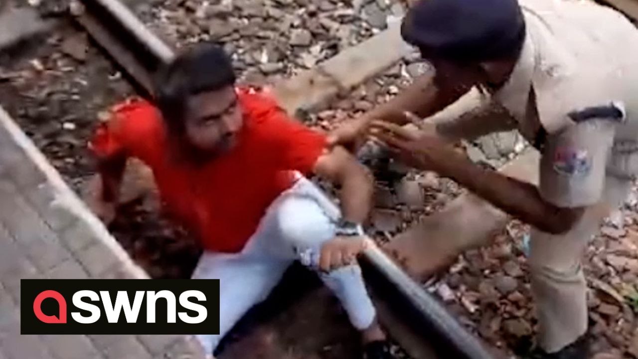 Man miraculously survived falling under moving train