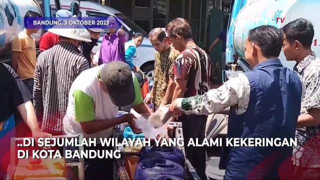 Kemarau dan Krisis Air Bersih, Warga Bandung Andalkan Bantuan PDAM