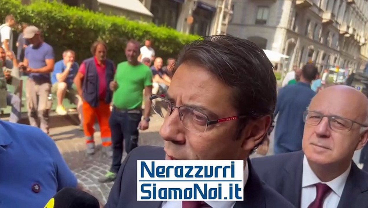 Rui Costa, presidente del Benfica, al pranzo UEFA prima di Inter-Benfica (3 ottobre 2023)