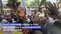 RDC: le Dr Denis Mukwege, prix Nobel de la paix, candidat à la présidentielle