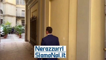 I vertici nerazzurri al pranzo UEFA prima di Inter-Benfica (3 ottobre 2023)