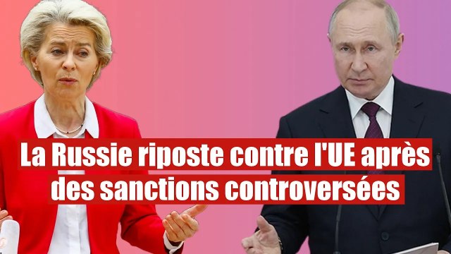 La Russie riposte contre l'UE sur l'interdiction des voitures russes en Europe