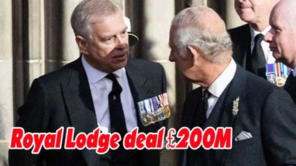 Prince Andrew reaches Royal Lodge agreement with King Charles worth £200,000