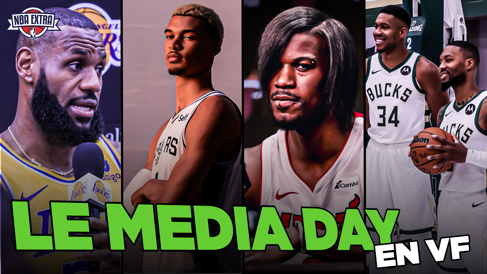 NBA : Wemby, LeBron, Curry... Les meilleurs moments du Media Day en VF !