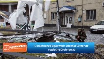 Ukrainische Flugabwehr schiesst Dutzende russische Drohnen ab