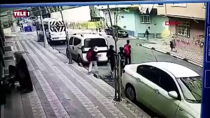 Okuldan çıkıp eve giden çocuk bir anlık refleksle faciayı önledi!