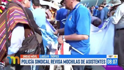 Cinco anillos de seguridad, policía sindical y controles en el Congreso del MAS