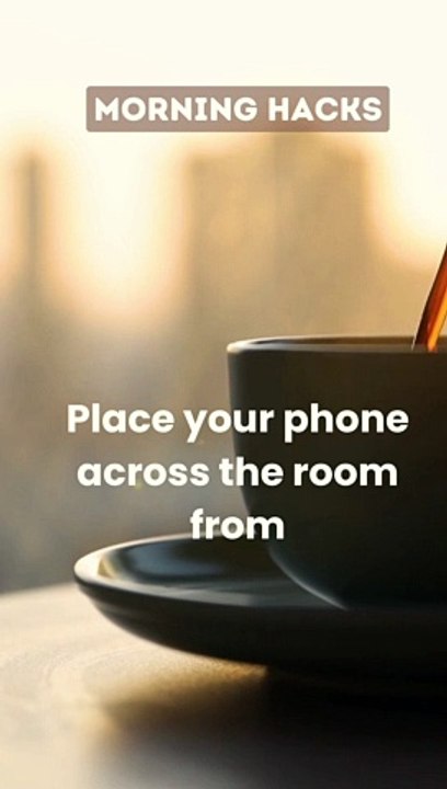 Eliminate the snooze button temptation. #Productivity #Morning