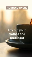 Streamline your morning routine. #Organizing #Morning