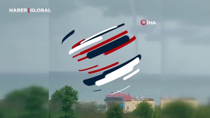 Ordu’da denizde dev hortum oluştu: O anlar korkuttu!