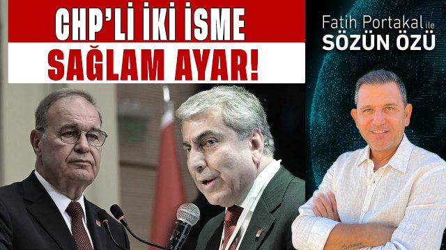FATİH PORTAKAL’DAN CHP’Lİ İKİ İSME SAĞLAM AYAR! “HADİ ORADAN!”